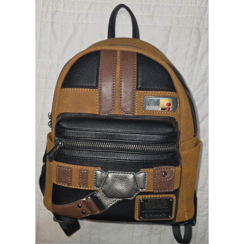 Loungefly Disney star wars hans solo Mini Backpack bookbag bag tote purse!